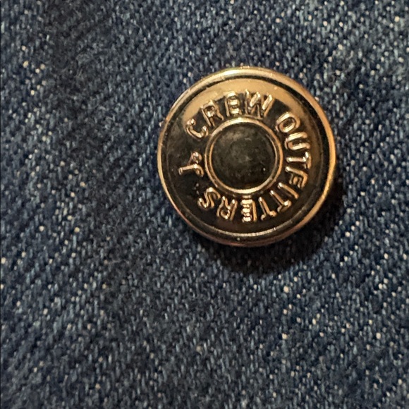 Vintage 90’s J. Crew Quilted Plaid Lining Denim Trucker Jacket Giant Tag Era - Picture 8 of 12